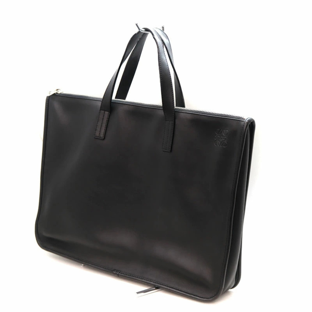 LOEWE Business Bag Handbag Leather Black